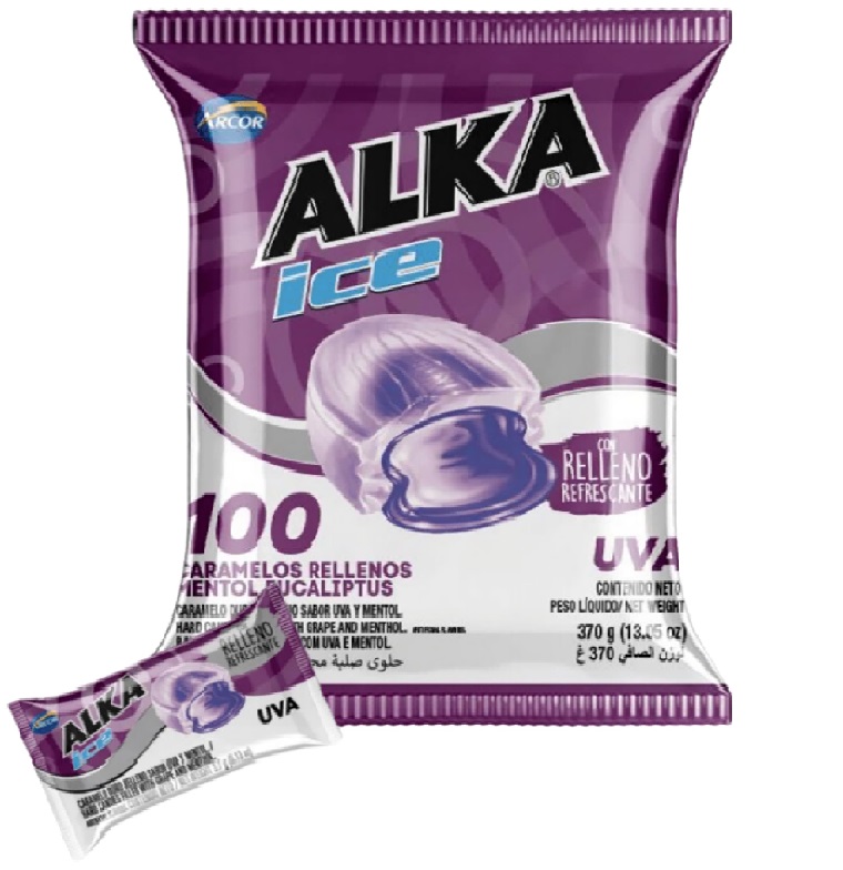 Alka Ice Uva 100 unid