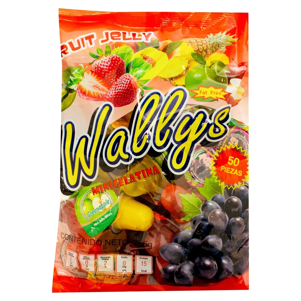 Wally Gelatina Bolsax 50 unid