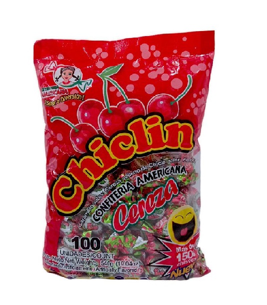 Chiclin Cereza 100uds