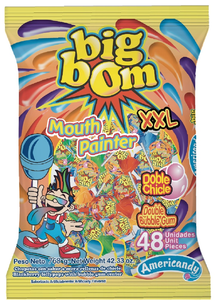 Big Bom XXL Mouth Painter 48uds