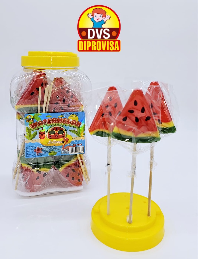 Watermelon Lollipop 30pcs