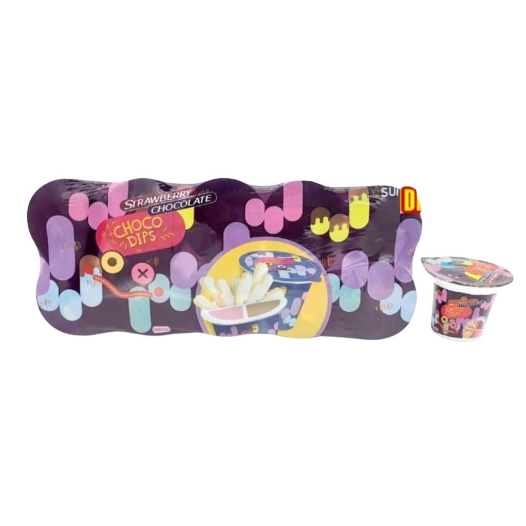 Choco Dips Fresa-Chocolate 10uds