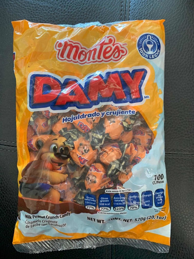 Dulces Damy 100 unid