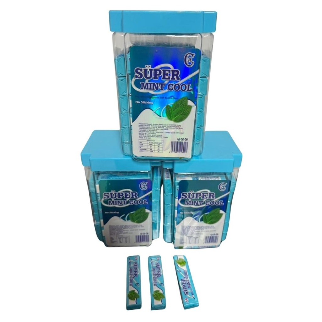 Chicle Super Mint Cool 60uds