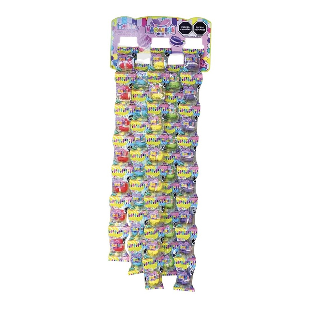 Gummy Macarron Ristra 50uds