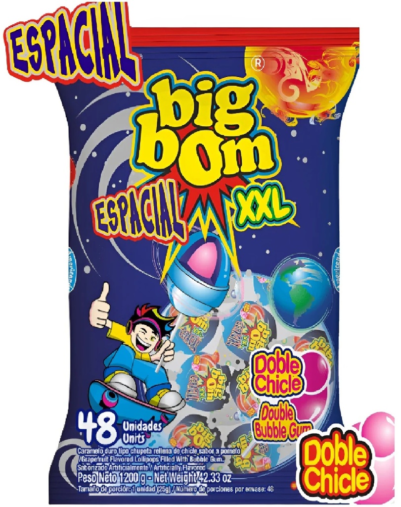 Big Bom Espacial 48 unid