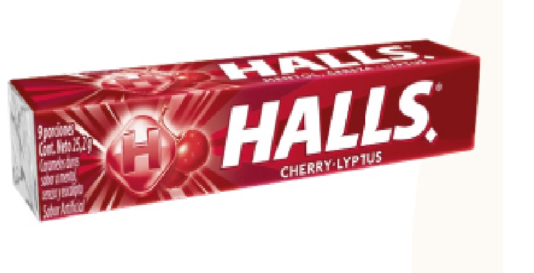 Halls Sabor cereza 12 paq