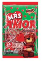 [pmas venus] Paleta mas amor sandia 24uds