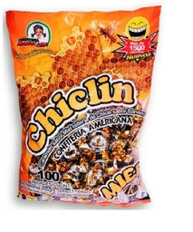 [cm dulcera] Chiclin Miel 100uds
