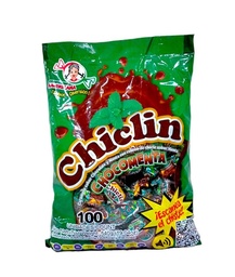 [ccm dulcera] Chiclin sabor ChocoMenta 100 unid